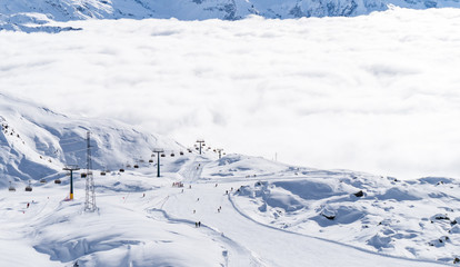 Monterosa ski, Gressoney, ski slope