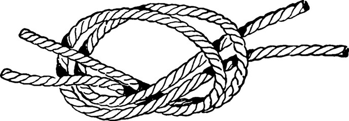 Vintage image knot