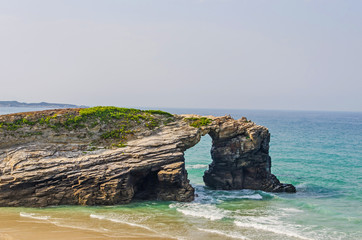 Fototapeta premium Arch in the rocks playa de las catedrales