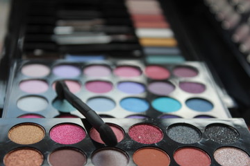 pallete of make up