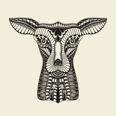 Fototapeta premium Vector illustration of deer