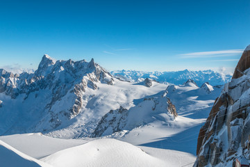 Alps in Chamonix in France