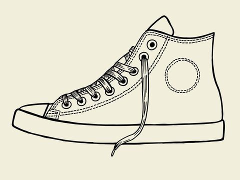 Sport Shoes Sketch