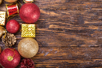 Christmas card with toys