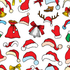 Christmas seamless vector pattern