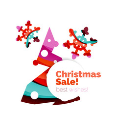 Christmas and New Year sale banner