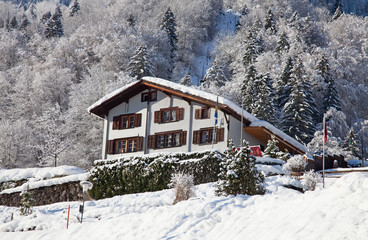 Winter in alps