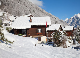 Winter in alps