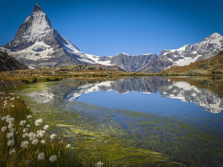 Matterhorn reflection in lake