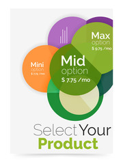 Circle abstract background