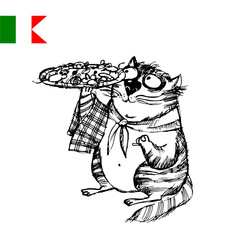 italian funny cat
