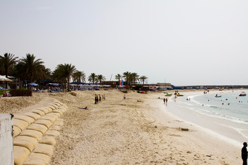 A clean shot at the Jumeirah beach area in Dubai, UAE