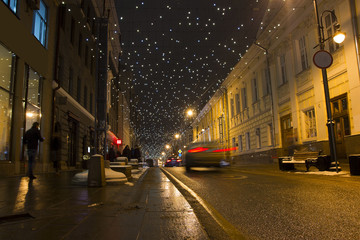 Fototapeta na wymiar New year and Christmas in Moscow