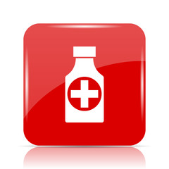 Pills bottle  icon