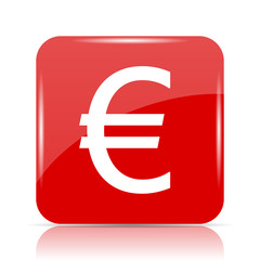 Obraz premium Euro icon