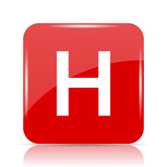 Fototapeta premium Hospital icon