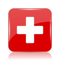 Obraz premium Medical cross icon