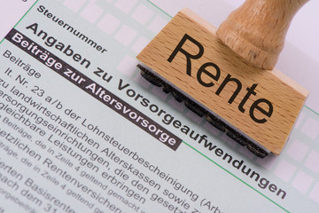 Steuerformular für Finanzamt