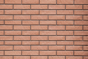 Red bricks background, texture, rustic style wall, fence