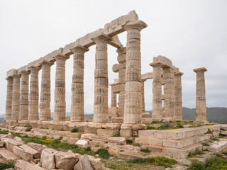Obraz premium The Temple of Poseidon in Sounio