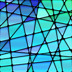 abstract vector stained-glass mosaic background