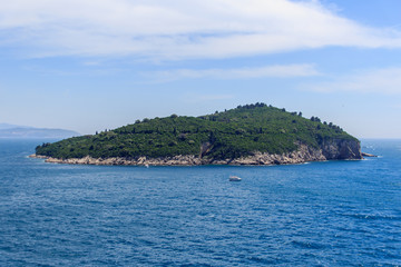 Fototapeta premium Lokrum island in the Adriatic Sea, near Dubrovnik, Croatia