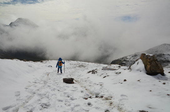 Schneewandern im Sommer