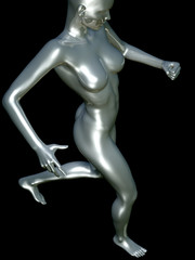 3d rendered woman illustration