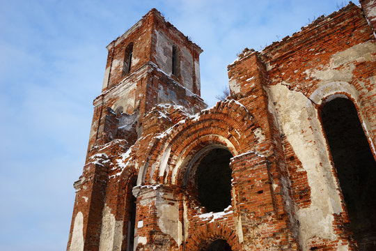 Ruins of Trinity Church, the village White Church
