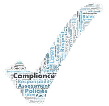 Compliance word cloud