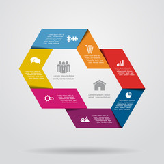 Design template with place for your data. Vector illustration.