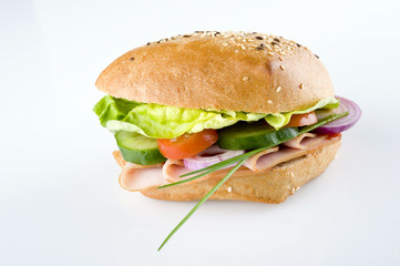 sandwich with ham