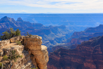 Splendid Landscape of Grand Canyon from North Rim, Arizona, Unit