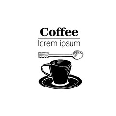 Vintage Style logo with coffee cup.