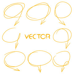 yellow hand drawn circle highlighter for marking text