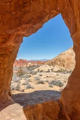 Wall murals Rood violet Valley of Fire Landscape Nevada
