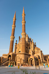 Fototapeta na wymiar Beautiful Mosque in Sharm El Sheikh