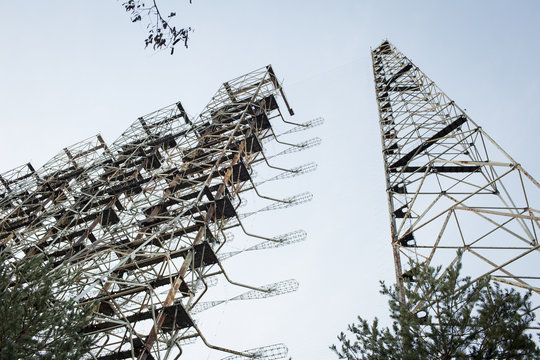 Duga over the horizon radar system in Chernobyl Exclusion Zone, Ukraine.
