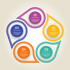 Vector Progress Background / Product choice or Version. eps 10