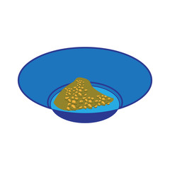 gold flat icon