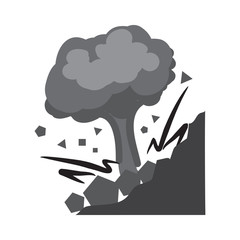 explosion works flat icon
