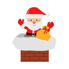 Santa Claus flat icon