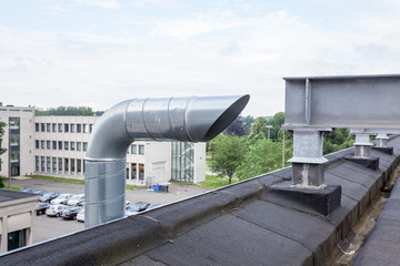 air ducts on the roof