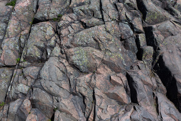 The mountain rock