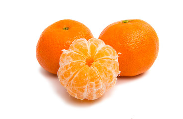 tangerine isolated
