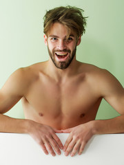 Fototapeta premium Handsome muscular sexy man