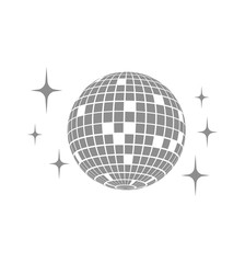Disco ball Vector icon