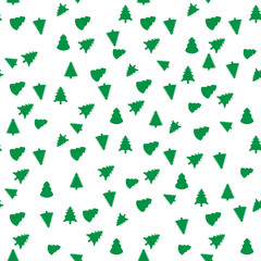 christmas tree geometric seamless pattern. Fashion graphic. Vector illustration. Background design.Modern stylish abstract texture. Template for the print,textile, packaging and decoration, wallpaper.