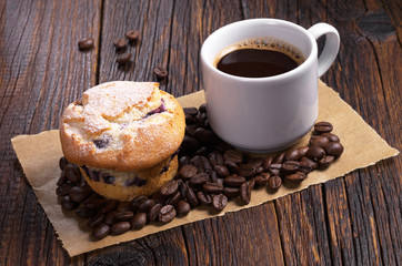 Coffee and muffin