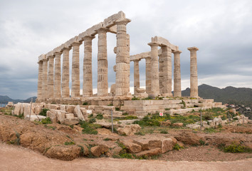 The Temple of Poseidon in Sounio